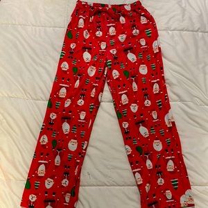 Pink girl’s Christmas pj pants
